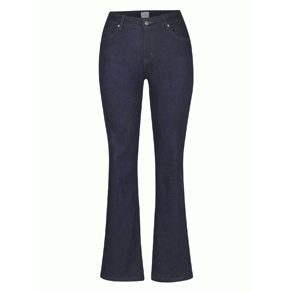 NEW EQL in motion bootcut jean in dark rinse